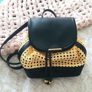 Aldo, woven, faux leather backpack. Great condition.